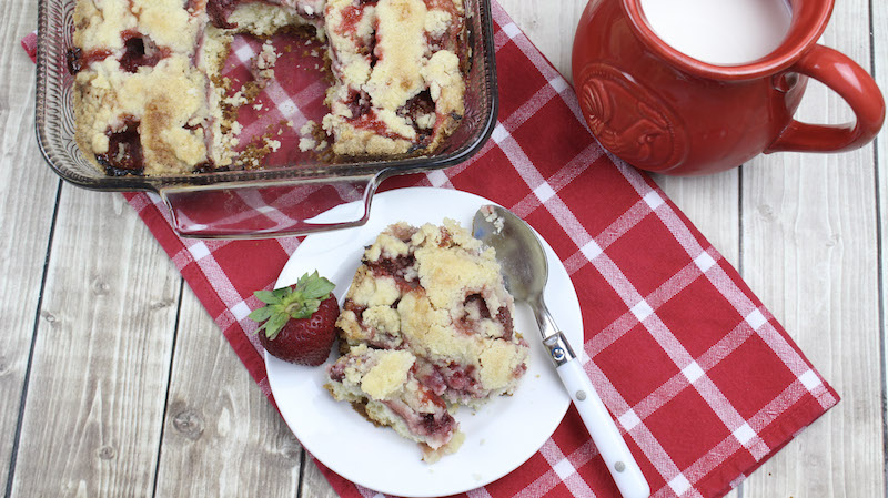 Strawberry season is here in the Northeast and we are sharing another one of our favorite strawberry recipes. The Fresh Strawberry Cobbler Recipe is perfect for any occasion.
