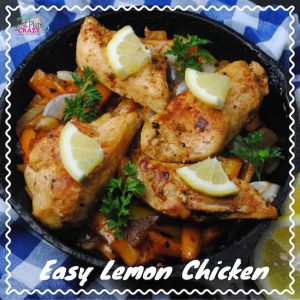 This easy one skillet Lemon Chicken Breasts recipe is a simple way to make the most delicious and juicy chicken meal using only a cast iron skillet.