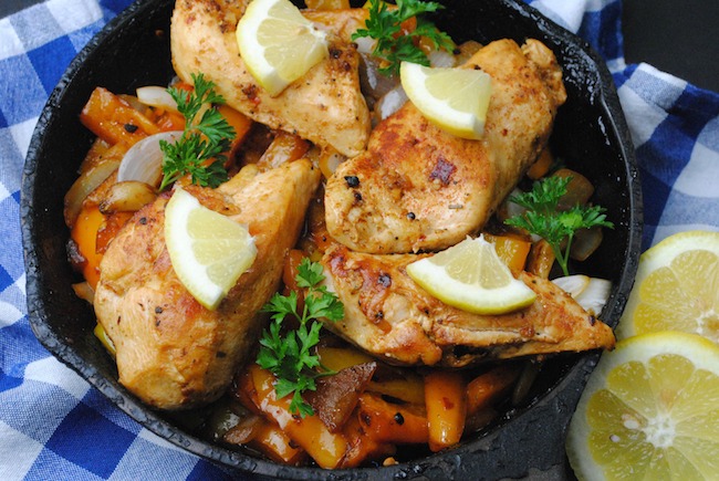 Simple skillet Lemon Chicken Breasts recipe