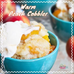 Happy National Peach Month! Nothing says “summer” like a warm peach cobbler recipe made with the freshest, juiciest peaches you can find.