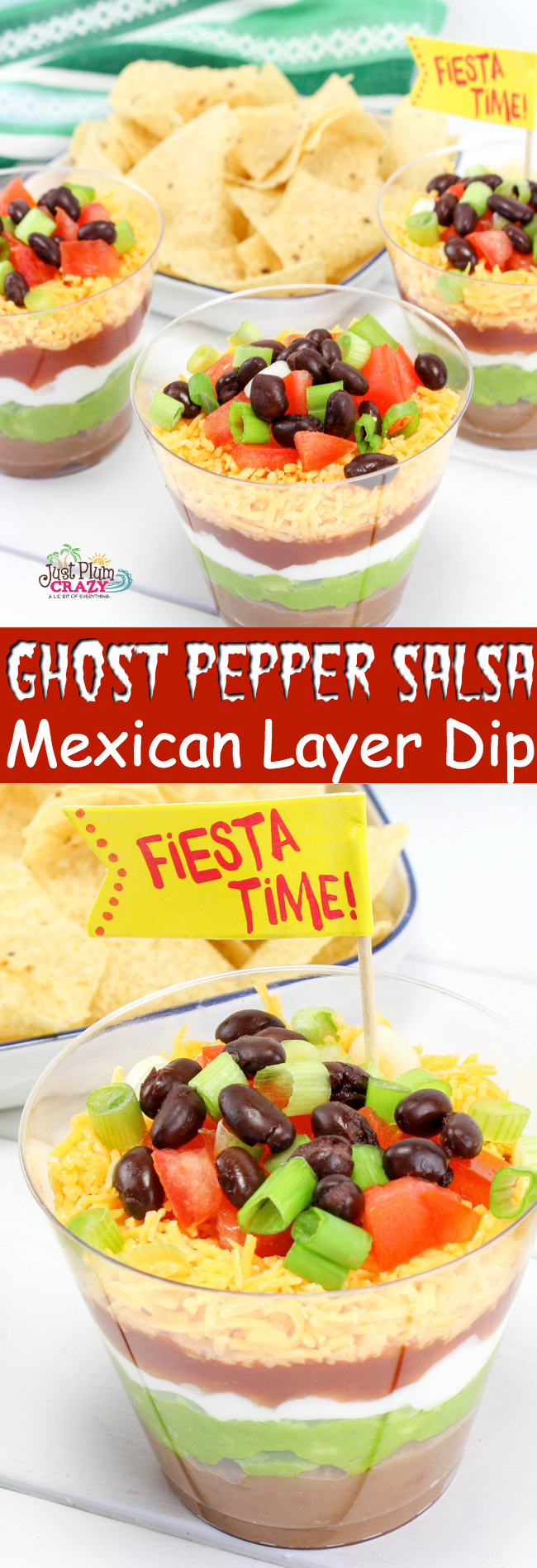 TheÂ Ghost Pepper Salsa Mexican Layer Dip Individual Cups Recipe is super easy. Now is the time to stock up on Mrs. Renfro's Ghost Pepper Salsa.Â 