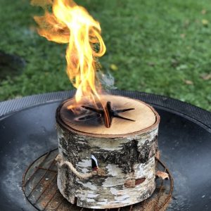 Each Jumbo Light n Go Bonfire Log will burn for approximately 2 and a half hours, can be used indoors or outdoors and is safe for cooking over.