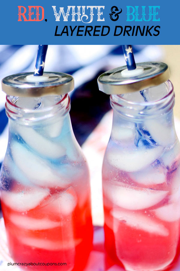 Red, White & Blue Layered Patriotic Drink