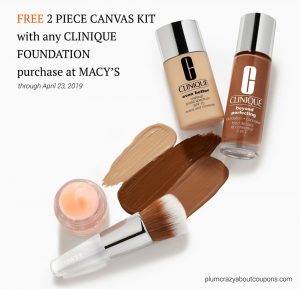 Clinique Foundation Promotion April 2019